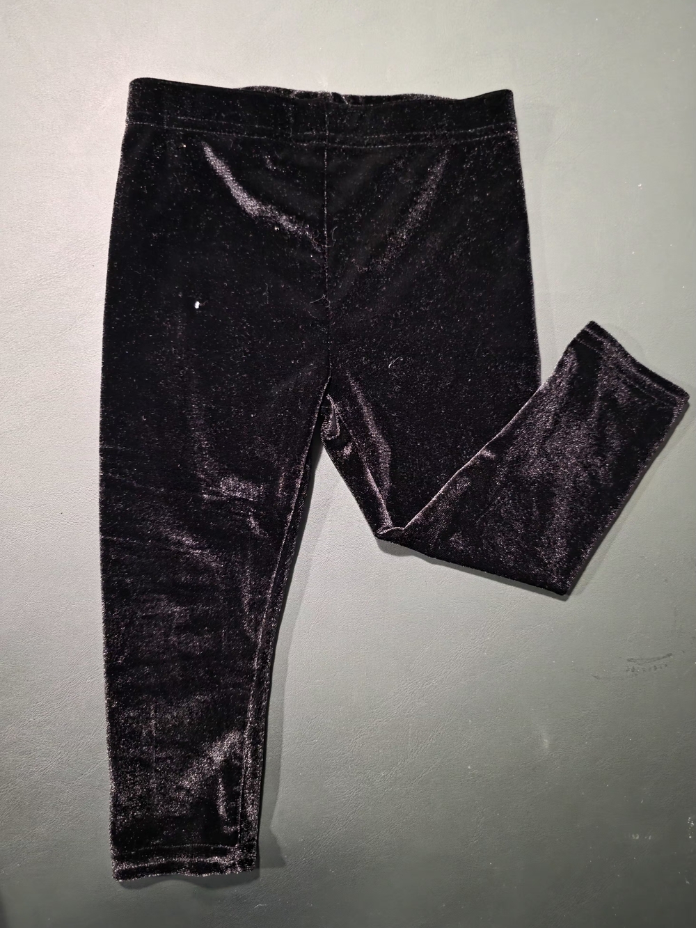 George Black Velvet Girls' Leggings
